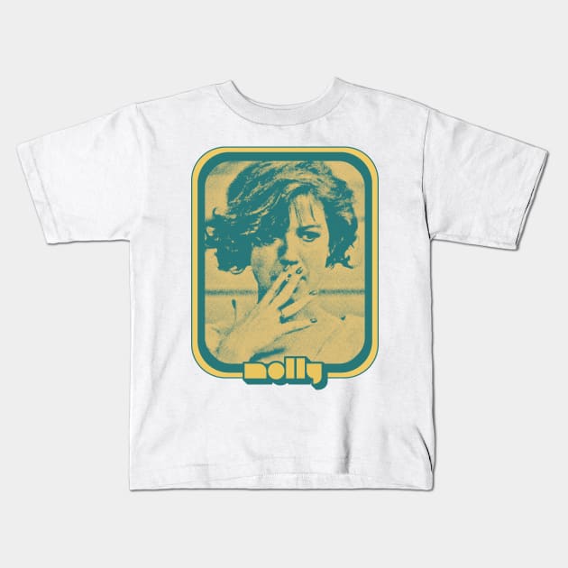 Molly Ringwald / 80s Retro Fan Design Kids T-Shirt by DankFutura